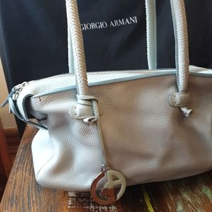 Giorgio Armani Powder Blue Handbag